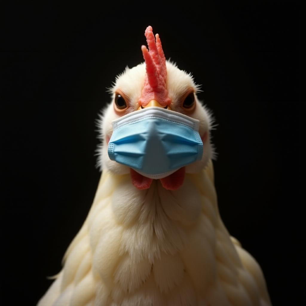 Trump Executive Order Requires All Chickens to Wear Tiny Surgical Masks