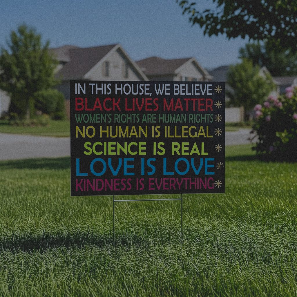 Is Your Yard Sign Problematic? Introducing The ‘Belief Buddy™’ Asterisk Kit!